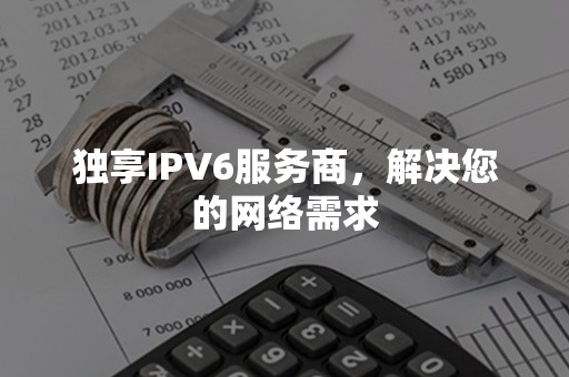 独享IPV6服务商，解决您的网络需求