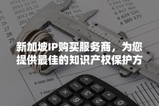 新加坡IP购买服务商，为您提供最佳的知识产权保护方案