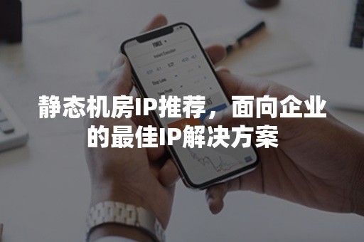 静态机房IP推荐，面向企业的最佳IP解决方案