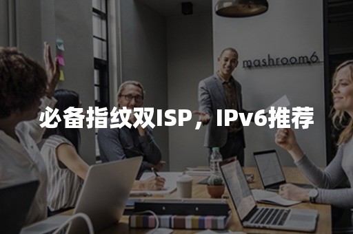 必备指纹双ISP，IPv6推荐