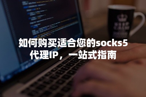 如何购买适合您的socks5代理IP，一站式指南