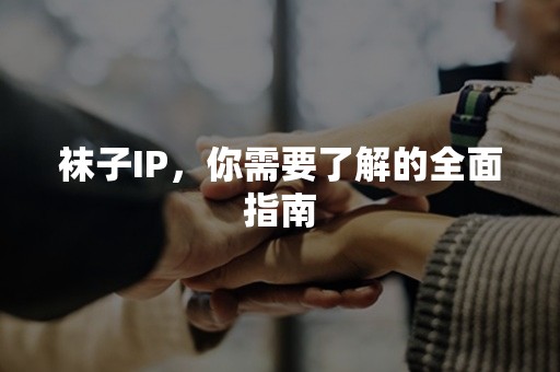 袜子IP，你需要了解的全面指南