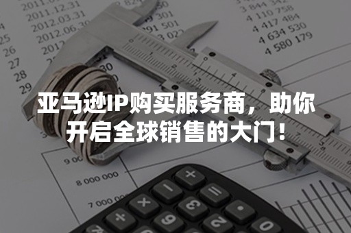 亚马逊IP购买服务商，助你开启全球销售的大门！