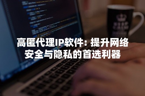 高匿代理IP软件: 提升网络安全与隐私的首选利器