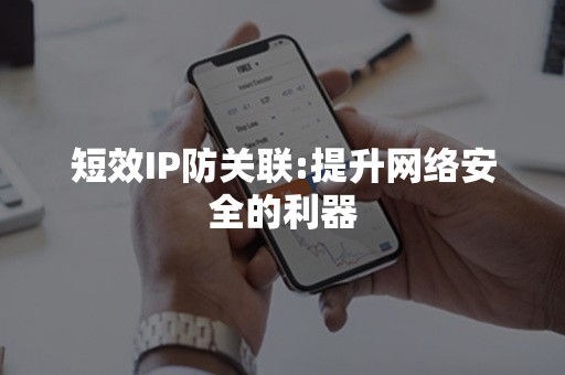 短效IP防关联:提升网络安全的利器