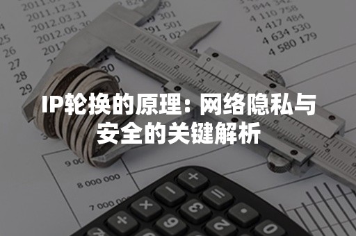 IP轮换的原理: 网络隐私与安全的关键解析