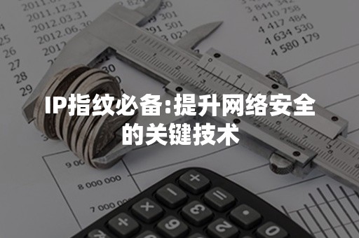 IP指纹必备:提升网络安全的关键技术