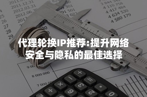 代理轮换IP推荐:提升网络安全与隐私的最佳选择