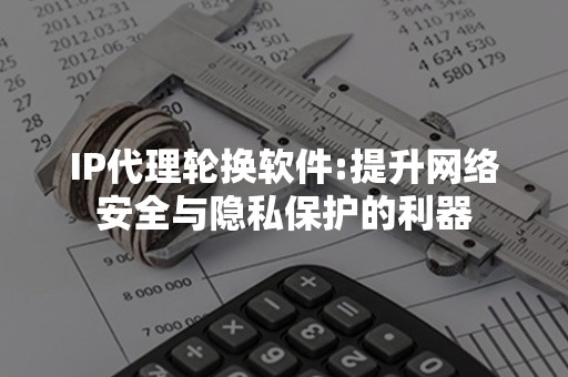 IP代理轮换软件:提升网络安全与隐私保护的利器