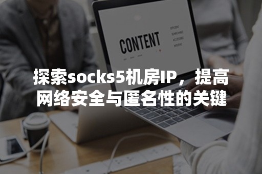 探索socks5机房IP，提高网络安全与匿名性的关键