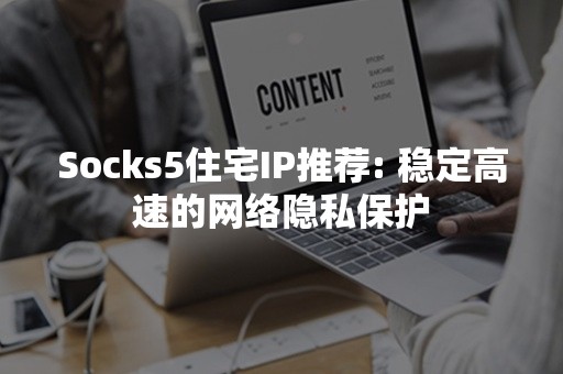 Socks5住宅IP推荐: 稳定高速的网络隐私保护