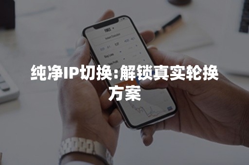 纯净IP切换:解锁真实轮换方案