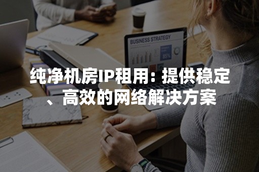 纯净机房IP租用: 提供稳定、高效的网络解决方案