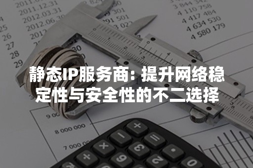 静态IP服务商: 提升网络稳定性与安全性的不二选择