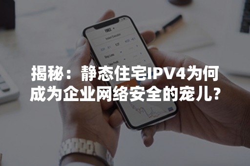 揭秘：静态住宅IPV4为何成为企业网络安全的宠儿？