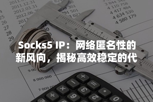 Socks5 IP：网络匿名性的新风向，揭秘高效稳定的代理解决方案！