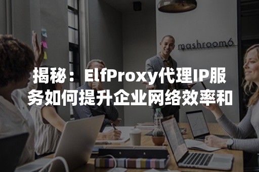 揭秘：ElfProxy代理IP服务如何提升企业网络效率和安全？