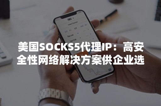 美国SOCKS5代理IP：高安全性网络解决方案供企业选用