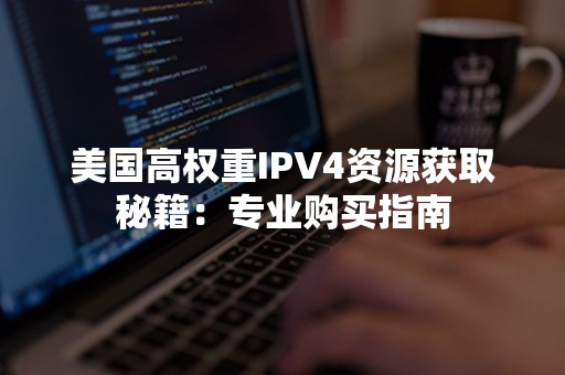 美国高权重IPV4资源获取秘籍：专业购买指南