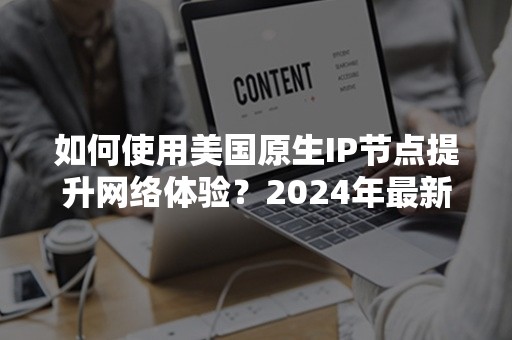 如何使用美国原生IP节点提升网络体验？2024年最新攻略