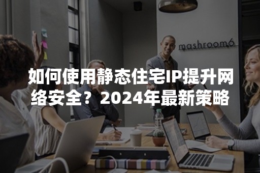 如何使用静态住宅IP提升网络安全？2024年最新策略解读