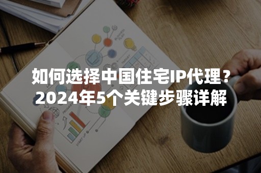 如何选择中国住宅IP代理？2024年5个关键步骤详解