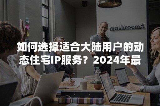 如何选择适合大陆用户的动态住宅IP服务？2024年最新指南