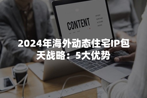 2024年海外动态住宅IP包天战略：5大优势