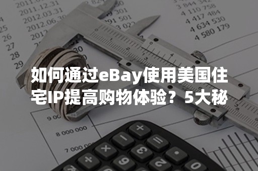 如何通过eBay使用美国住宅IP提高购物体验？5大秘籍公开