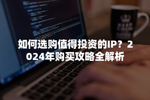 如何选购值得投资的IP？2024年购买攻略全解析