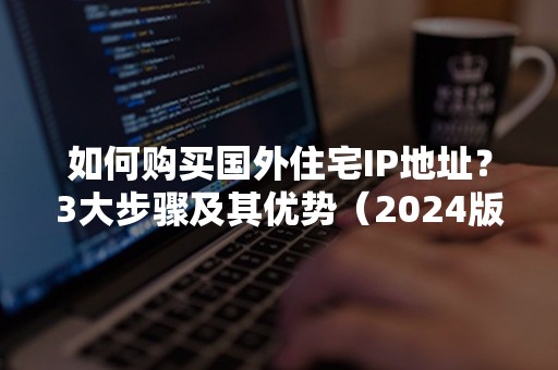 如何购买国外住宅IP地址？3大步骤及其优势（2024版）