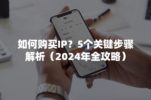 如何购买IP？5个关键步骤解析（2024年全攻略）