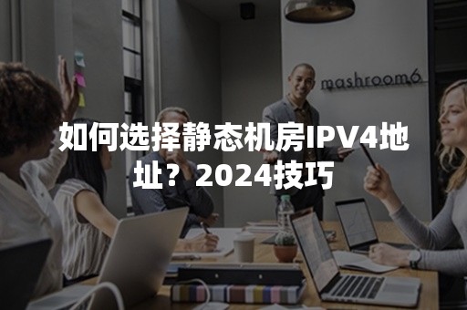 如何选择静态机房IPV4地址？2024技巧