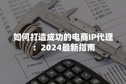 如何打造成功的电商IP代理：2024最新指南