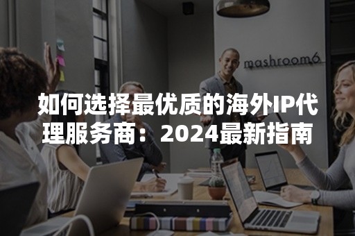 如何选择最优质的海外IP代理服务商：2024最新指南