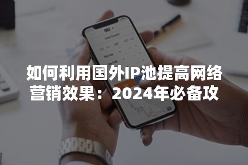 如何利用国外IP池提高网络营销效果：2024年必备攻略