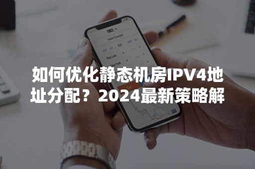 如何优化静态机房IPV4地址分配？2024最新策略解析