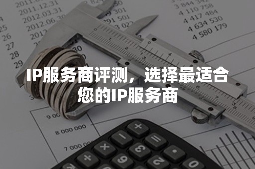 IP服务商评测，选择最适合您的IP服务商