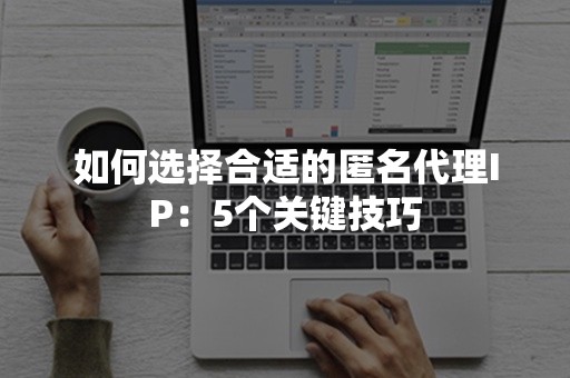 如何选择合适的匿名代理IP：5个关键技巧