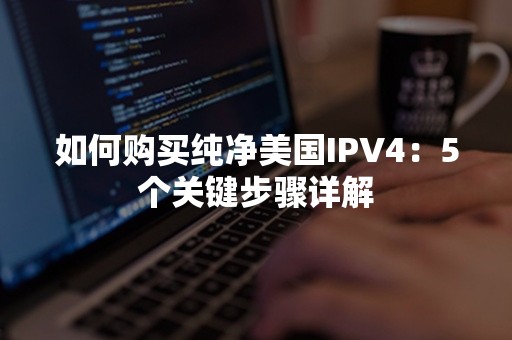 如何购买纯净美国IPV4：5个关键步骤详解