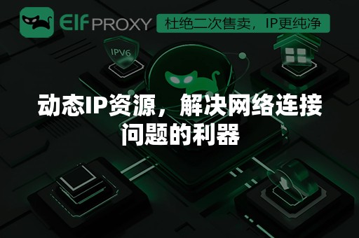 动态IP资源，解决网络连接问题的利器