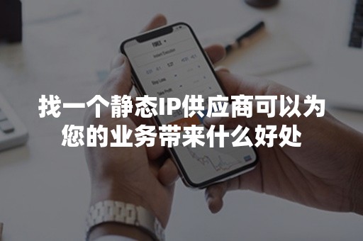 找一个静态IP供应商可以为您的业务带来什么好处