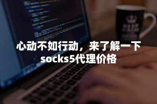 心动不如行动，来了解一下socks5代理价格