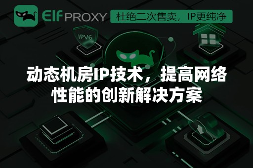 动态机房IP技术，提高网络性能的创新解决方案