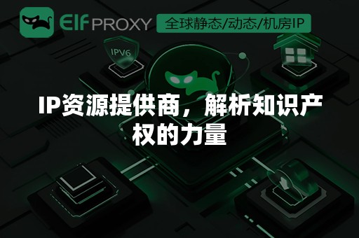 IP资源提供商，解析知识产权的力量