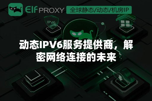 动态IPV6服务提供商，解密网络连接的未来