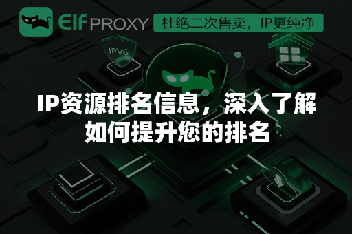 IP资源排名信息，深入了解如何提升您的排名