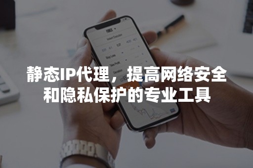 静态IP代理，提高网络安全和隐私保护的专业工具