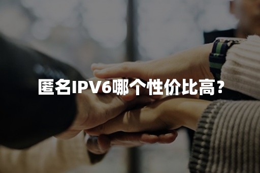 匿名IPV6哪个性价比高？