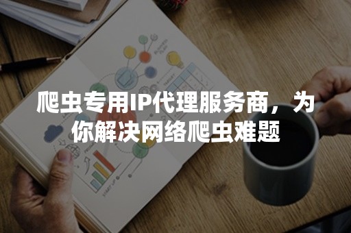 爬虫专用IP代理服务商，为你解决网络爬虫难题